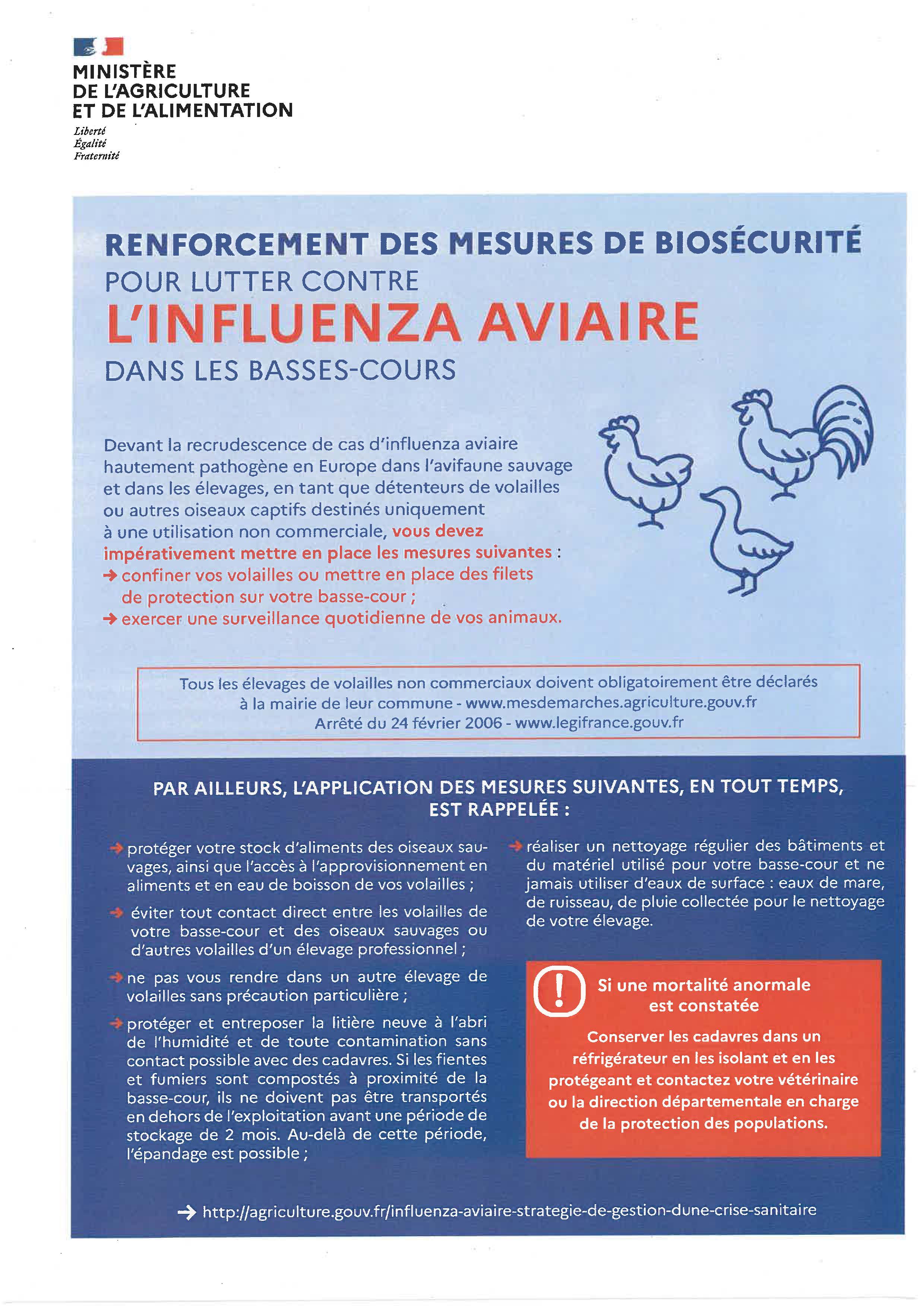 Influenza Aviaire Hautement Pathogène IAHP Page 7