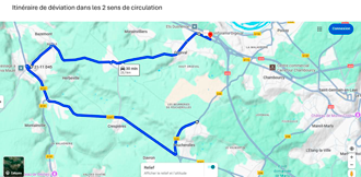 Plan de déviation RD30 Feuherolles 2