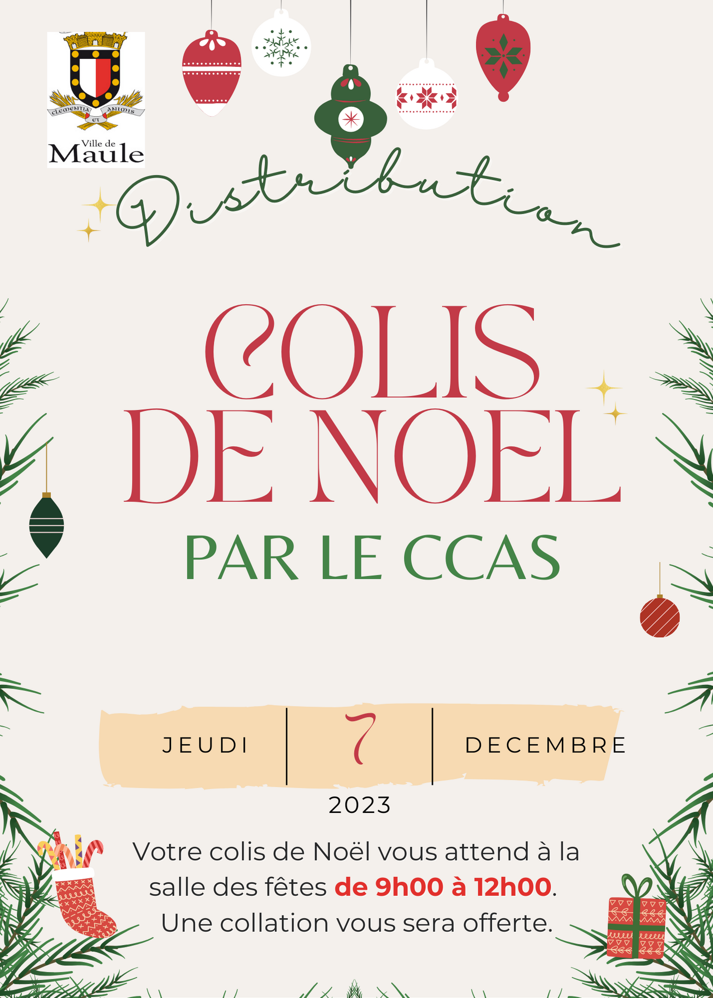 Colis de Noël de nos séniors – [Village de Saint-Just dans l'Hérault]