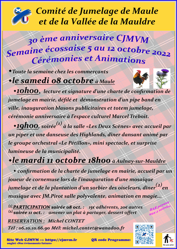 Samedi 8 octobre 2022