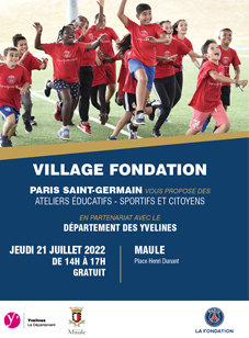 affiche_village_sportif_fondation_PSG